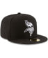 Фото #2 товара Men's Black Minnesota Vikings B-Dub 59FIFTY Fitted Hat