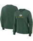 Women's Green Green Bay Packers Boxy Long Sleeve T-Shirt Зеленый, XS - фото #1