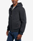 ფოტო #3 პროდუქტის Men's Workwear Hoodie Bomber Jacket with Quilted Lining