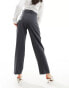 Фото #3 товара & Other Stories pleated waist balloon leg trousers in grey