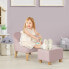 Kindersofa-Set mit Fußhocker 310-062GN