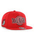 Фото #2 товара Men's Red Portland Trail Blazers High Post Captain Snapback Hat