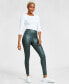 ფოტო #1 პროდუქტის Women's Coated Leggings, Created for Macy's