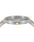 ფოტო #2 პროდუქტის Salvatore Men's Swiss Two-Tone Stainless Steel Bracelet Watch 41mm