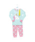 Baby Girls Cotton Pajama Set, Unicorn