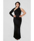 Фото #1 товара Women's Manhattan One Shoulder Gown