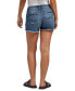 ფოტო #2 პროდუქტის Women's Suki Stretchy Distressed Curvy Mid Rise Shorts
