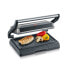 SEVERIN KG 2394 - Black - Grey - Metallic - Stainless steel - Rectangular - Griddle - 230 x 145 mm - Hinged lid