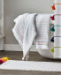 Фото #5 товара Subtle Stripe Cotton Bath Towel, 54" x 28"