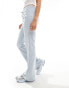 Фото #4 товара Bershka wide leg joggers in light blue