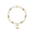 LE PETITE STORY Natural Stone Agata Moon bracelet