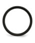Фото #2 товара Stainless Steel Brushed Black IP-plated 4mm Band Ring