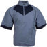 Фото #2 товара Page & Tuttle Colorblock Short Sleeve HalfZip Windbreaker Pullover Mens Blue Cas