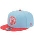 Фото #1 товара Men's Powder Blue, Red Boston Celtics 2-Tone Color Pack 9FIFTY Snapback Hat