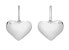 Silver dangle earrings with genuine diamonds Desire DE780