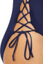 Bikini Lab 256837 Women's Side Tie High Leg One Piece Swimsuit Size Large
