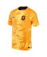 Фото #3 товара Men's Orange Netherlands National Team 2022/23 Home Vapor Match Authentic Blank Jersey