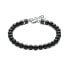 Decent Onyx Beaded Bracelet Bullet BUL40