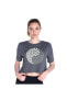 Фото #2 товара Dri-Fit Tee Crop Yoga Kadın Gri Antrenman Tişört DQ3319-068