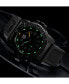 ფოტო #9 პროდუქტის Men's Swiss Navy Seal Military Dive Black Rubber Strap Watch 45mm