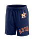 Фото #3 товара Men's Navy Houston Astros Clincher Mesh Shorts