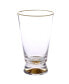 Фото #1 товара Set of 6 Tumblers with Base and Rim