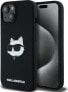 Фото #1 товара Karl Lagerfeld Karl Lagerfeld KLHMP15SSCHPPLK iPhone 15 / 14 / 13 6.1" czarny/black hardcase Silicone Choupette Head MagSafe