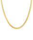 ფოტო #1 პროდუქტის 18k Gold Plated Anti-Tarnish Herringbone Necklace