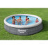 Фото #3 товара Бассейн Bestway Fast Set Rattan 366x76 cm Round Inflatable Pool