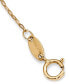 ფოტო #2 პროდუქტის Tricolor Beaded Cross 17" Pendant Necklace in 14k Yellow, White & Rose Gold