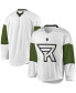 Men's White, Green Rochester Knighthawks Replica Jersey