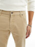 Hollister straight fit carpenter trousers in khaki beige