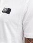 EA7 square chest logo t-shirt in white