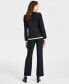 ფოტო #7 პროდუქტის Women's Mid-Rise Fly Front L-Pocket Trousers