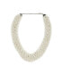 Фото #1 товара Women's White Beaded Cluster Necklace