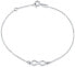Infinity Silver Bracelet SMJB024EE5ZT