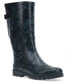 Фото #4 товара Women's Floral Adjustable Calf Rain Boot