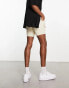 Фото #4 товара ASOS DESIGN skinny chino shorts in mid length in beige