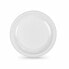 Set of reusable plates Algon White Plastic 25 x 25 x 1,5 cm (12 Units)