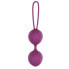 Фото #4 товара Анальные шарики из силикона двойные ENGILY ROSS Garbo фиолетовые