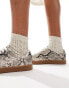 ASOS DESIGN Deuce retro trainer in snake schlangenmuster, 37 - фото #4