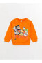 Фото #1 товара Disney Baskılı Kız Bebek Sweatshirt