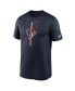 Фото #5 товара Men's Navy Houston Texans Legend Icon Performance T-shirt