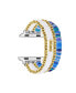 ფოტო #2 პროდუქტის Women's Summer Blue Beaded Band for Apple Watch 38mm, 40mm, 41mm, 42mm, 44mm, 45mm, 49mm