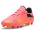 Фото #2 товара Puma Future 7 Play Firm GroundAg Soccer Cleats Mens Orange, Pink Athletic Sneake