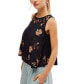 Фото #3 товара Women's Cotton Sleeveless Embroidered Top
