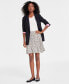 ფოტო #1 პროდუქტის Women's Pleated Pull-On Mini Skirt, Created for Macy's