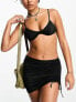Фото #2 товара Weekday Shore wire bikini top in black