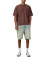 Фото #4 товара Men's Reversed Wide Neck T-shirt