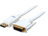 Фото #1 товара Rosewill RCDC-14008 - 15-Foot White DisplayPort to DVI Cable - 28 AWG, Male to M